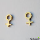 Pendientes Acero Venus