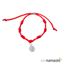 Pulsera 7 Nudos San Benito Plata