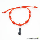 Pulsera 7 nudos Puño Resina y Plata