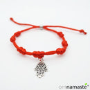 Pulsera 7 Nudos con Charm de Plata