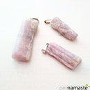 Colgante barra turmalina rosa