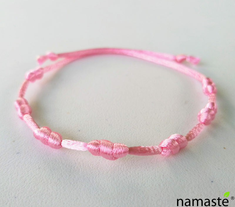 Pack 7 Pulseras 7 Nudos 7 Colores + 1 de Regalo