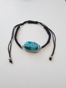 Pulsera escarabajo negra