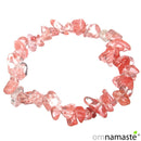 Pulsera Chip Cuarzo Cereza