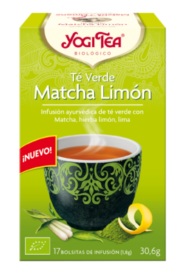 YogiTea Té Verde Matcha Limón