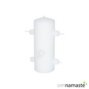 Velón 7 Mechas Blanco