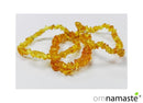 Pulsera infantil ámbar miel extra