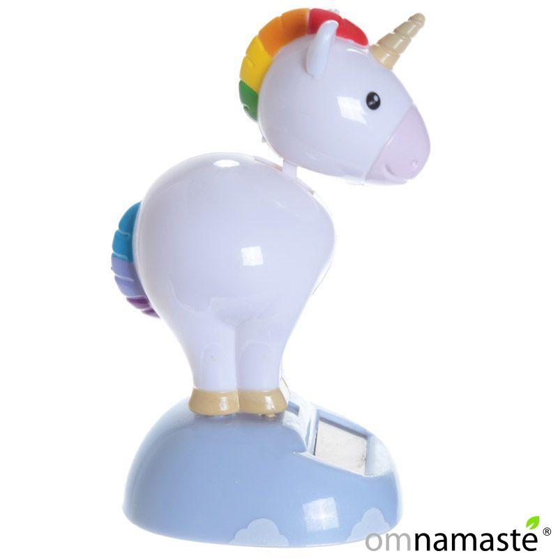 Muñeco Solar Unicornio de Arcoíris