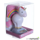Muñeco Solar Unicornio de Arcoíris