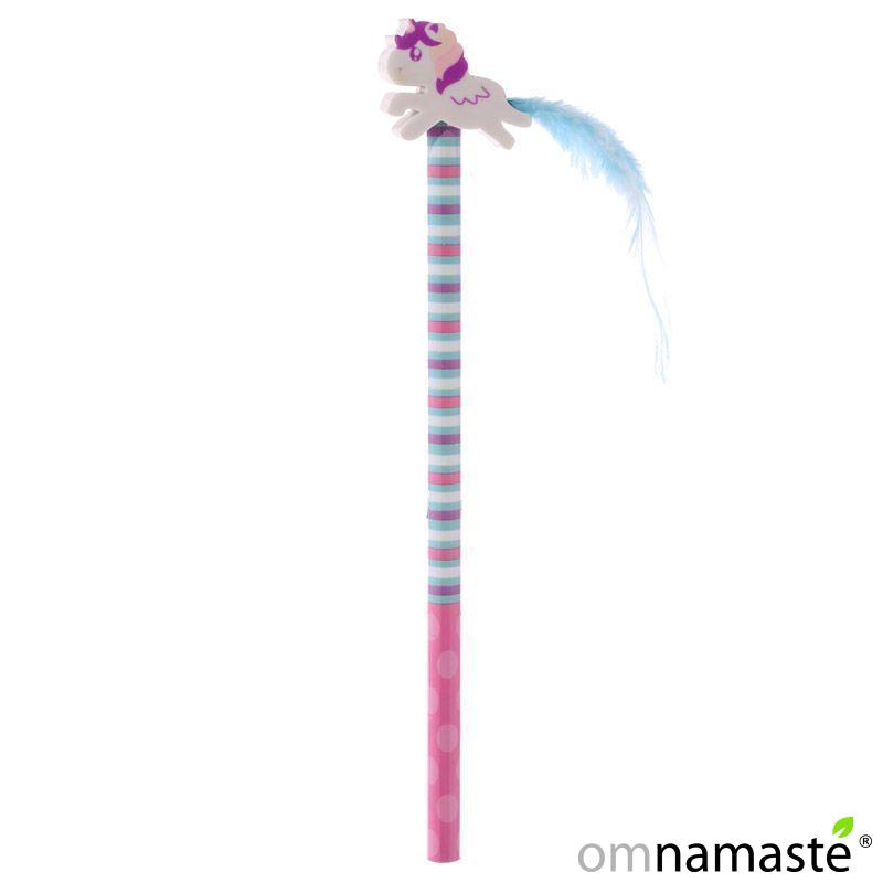 Lápiz con Goma de Borrar Unicornio Adorable