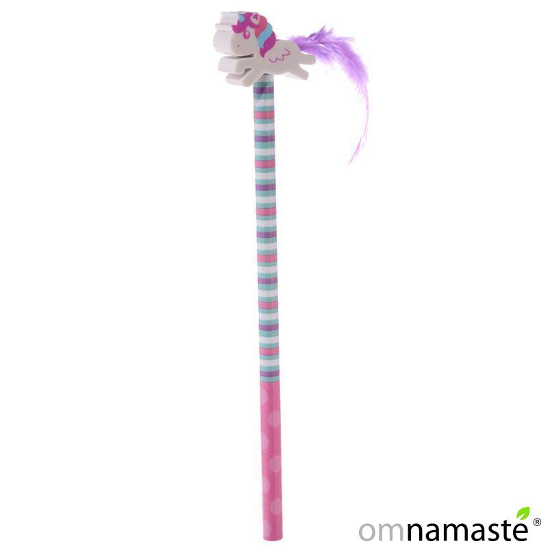 Lápiz con Goma de Borrar Unicornio Adorable
