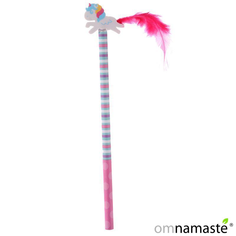 Lápiz con Goma de Borrar Unicornio Adorable