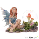 Hada floral con bola cristal