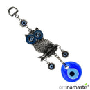 Colgante ojo turco con búho