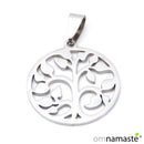 Colgante acero árbol de la vida 25mm