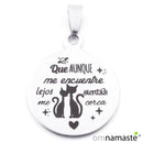 Colgante acero que aunque me encuentre lejos