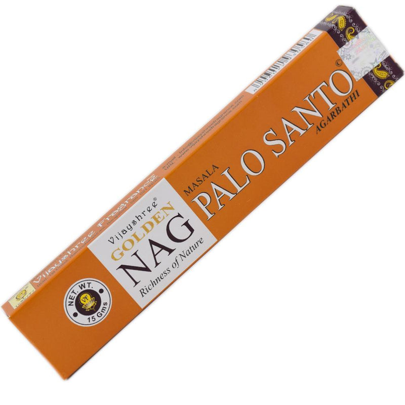 Incienso Golden Nag Palo Santo varillas