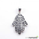 Colgante Plata Mano de Fátima 21x14mm