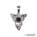 TRIQUETA TRIPLE CON AMATISTA 2CM