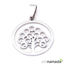 Colgante Acero Árbol de la vida 25mm