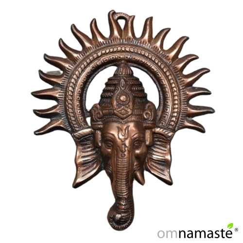 Figura Ganesha Sol Bronce 20cm