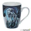 Taza de Porcelana  Lobo Guía  Lisa Parker