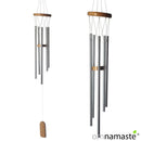 Móvil Carillón de Viento  Madera con Tubos de Metal  77cm